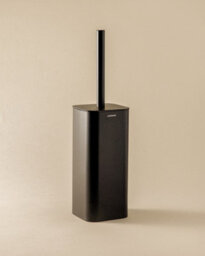 Cosmic Toilet Brush, Stainless Steel, Freestanding, Anti-Corrosion, Matt Black, Nea Collection - thumbnail 1