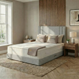 DS Living Velora Stone Upholstered Divan King Bed - thumbnail 1