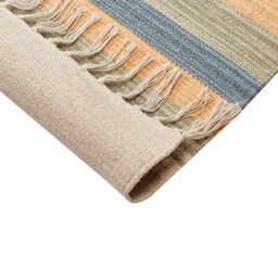 Beliani Rug Aparan Beige 200 X 300 Cm Cotton Kilim - thumbnail 6
