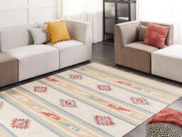 Beliani Rug Aparan Beige 200 X 300 Cm Cotton Kilim - thumbnail 2