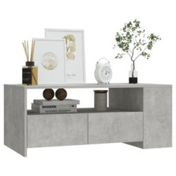 Vidaxl Coffee Table Concrete Grey 102X55X42 Cm Engineered Wood - thumbnail 6