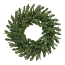 50Cm Fraser Fir Natural Pre-Lit Christmas Wreath - Green - thumbnail 3