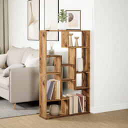 Berkfield Bookcase Old Wood 72X20X120 Cm Engineered Wood - thumbnail 4