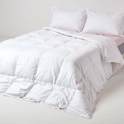 Homescapes Premium White Goose Down 13.5 Tog Single Size Winter Duvet - image 1