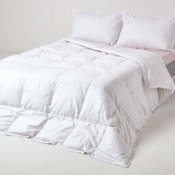 Homescapes Premium White Goose Down 13.5 Tog Single Size Winter Duvet - thumbnail 1