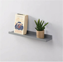 Spot On Dealz 48Cm Floating Shelves Set Of 2 Wall Shelves Photo Shelves Grey - thumbnail 2