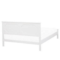 Beliani Bed Pine Wood Olivet 160 X 200 Cm (Eu King Size) White - thumbnail 5