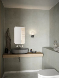 Nordlux Hester Plastic Wall Light 3-Level Dimming Black,mains Led
