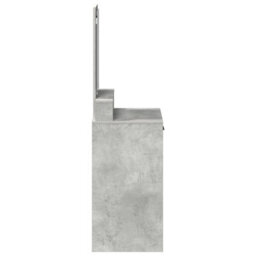Walplus Dressing Table With Drawers, Concrete Grey, 50X41X140 Cm - thumbnail 6