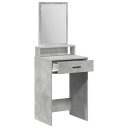 Walplus Dressing Table With Drawers, Concrete Grey, 50X41X140 Cm - thumbnail 4