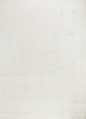 Livabliss Freud-Modern Ivory Off-White High Pile Living Dining Bedroom Rug 160 X 213 Cm Easy Care, Non Shedding - image 1