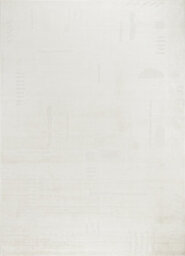 Livabliss Freud-Modern Ivory Off-White High Pile Living Dining Bedroom Rug 160 X 213 Cm Easy Care, Non Shedding - thumbnail 1