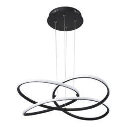Luminosa Lighting Luminosa Panda Pendant Ceiling Light Matt Black Led 3000K - thumbnail 2