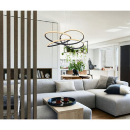 Luminosa Lighting Luminosa Panda Pendant Ceiling Light Matt Black Led 3000K - thumbnail 4