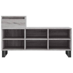 Vidaxl Shoe Cabinet Grey Sonoma 102X36X60 Cm Engineered Wood - thumbnail 5