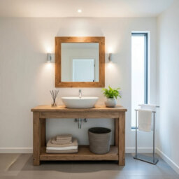 L70Xw44Cm Toro Solid Wood Bathroom Vanity - thumbnail 5