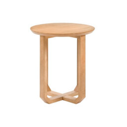 MH London Forbes Solid Wood Side Table Living Room Wooden Side Table Bedside Blonde Natural Side Table - thumbnail 2