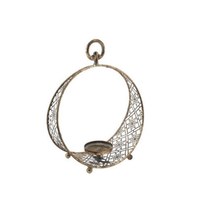 Minster Candle Holder - Metal - L25 X W12 X H32 Cm - image 1