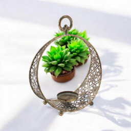 Minster Candle Holder - Metal - L25 X W12 X H32 Cm - thumbnail 4