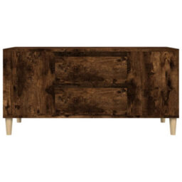 Walplus Tv Cabinet Smoked Oak 102X44.5X50 Cm Engineered Wood - thumbnail 7