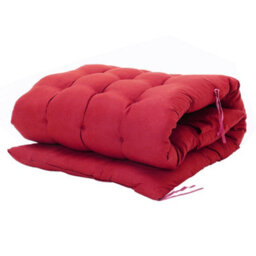 Living And Home Soft Comfortable Relaxed Red Bench Recliner Chair Swing Chair Seat Pad Cushion Sunlounger Cushion 160 Cm W X 50Cm D - thumbnail 5