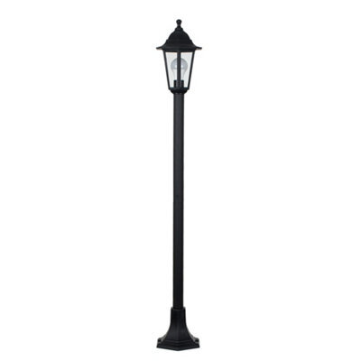 Valuelights Mayfair Traditional Victorian Style 1.2M Black Ip44 Rated Outdoor Garden Lamp Bollard Post Light - image 1