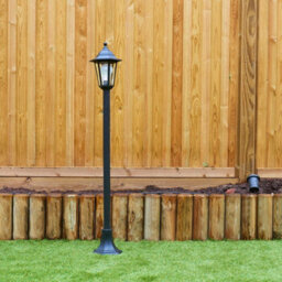 Valuelights Mayfair Traditional Victorian Style 1.2M Black Ip44 Rated Outdoor Garden Lamp Bollard Post Light - thumbnail 5