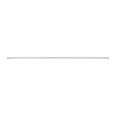 GoodHome Athens Satin Grey Nickel Effect Extendable Single Curtain Pole Set, (L)2000mm-3300mm (Dia)28mm - image 1