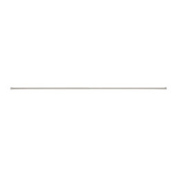 GoodHome Athens Satin Grey Nickel Effect Extendable Single Curtain Pole Set, (L)2000mm-3300mm (Dia)28mm