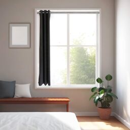 GoodHome Athens Satin Grey Nickel Effect Extendable Single Curtain Pole Set, (L)2000mm-3300mm (Dia)28mm - thumbnail 4