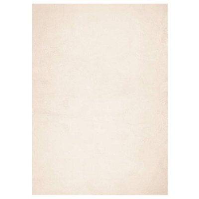 Berkfield Modern Rug Huarte Short Pile Soft And Washable Beige 160X230 Cm