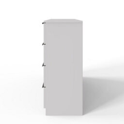 Fwstyle Lania Scalloped White 8 Drawer Chest (H) 77Cm (W) 114Cm (D) 40Cm - thumbnail 6
