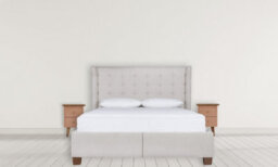 Artisan Furniture Solid Wood Blush Pink Hand Painted Bedside - thumbnail 2