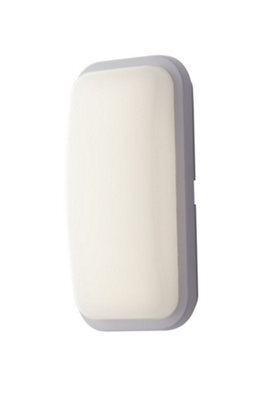 Luminosa Lighting Luminosa Shelly Outdoor Built-In Led Flush Ceiling Lamp, White, Ip65, 4000K