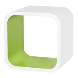 RB UK Shelf Depot Green Floating Wall Cube Shelf (L)225mm (D)225mm, Pack Of 2 - thumbnail 2