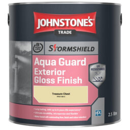 Johnstone's Trade Stormshield Aqua Guard Exterior Gloss Wood & Metal Paint Treasure Chest (Ppg1108-3) 2.5L - thumbnail 2