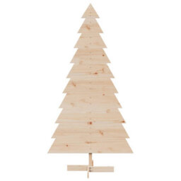 Berkfield Versatile Wooden Christmas Tree For Decoration 180 Cm Solid Wood Pine - thumbnail 3