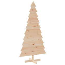 Berkfield Versatile Wooden Christmas Tree For Decoration 180 Cm Solid Wood Pine