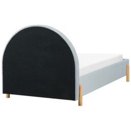 Beliani Kids Bed Velvet Anet 90 X 200 Cm (Eu Single) Light Blue - thumbnail 5