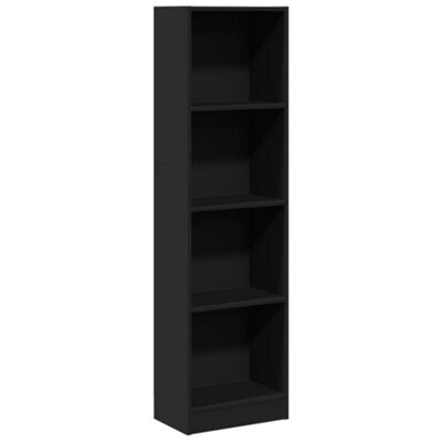 Berkfield Versatile Bookcase Black 40X24X143 Cm Engineered Wood - image 1