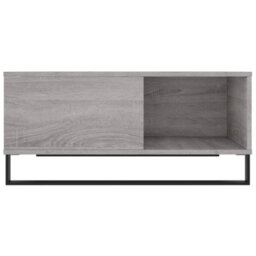 Berkfield Modern Coffee Table Grey Sonoma 80X80X36.5 Cm Engineered Wood - thumbnail 5