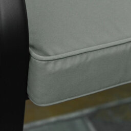 Outsunny Garden Bench Cushion 2 Seater Seat Pad Indoor& Outdoor Use Grey - thumbnail 9