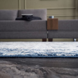 The Rugs Montana Navy Cream Oriental Area Rug And Runner Soft Durable Pet Friendly Easy To Clean Living Room Bedroom 4030 - thumbnail 5