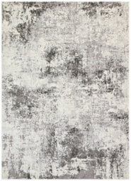Modern Rug, Anti-Shed Abstract Rug For Bedroom, & Living Room, Modern Rug For Dining Room, 7mm Grey Rug-80 X 240Cm (Runner) - thumbnail 1