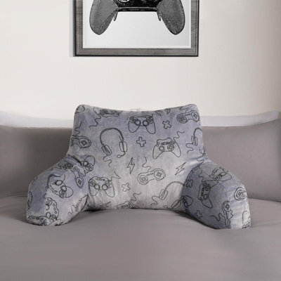 OHS Gaming Reading Cushion Filled Plump Padded Warm Bed Chair Soft Support Pillow - image 1