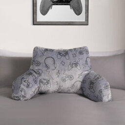 OHS Gaming Reading Cushion Filled Plump Padded Warm Bed Chair Soft Support Pillow - thumbnail 1