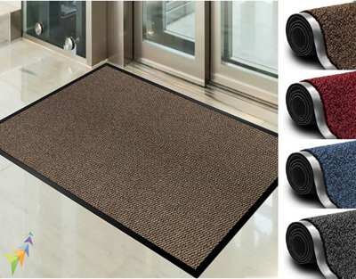 Abaseen Brown 60X80 Cm Door Mat Heavy Duty Indoor Outdoor - image 1
