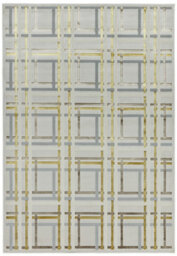 Abstract Geometric Modern Striped Tartan Easy To Clean Rug For Bed Room Living Room And Dining Room-120Cm X 170Cm - thumbnail 1