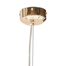 Beliani Crystaal 8-Bulb Crystal Bead Pendant Lamp, Gold Base, Contemporary Statement Lighting - thumbnail 6