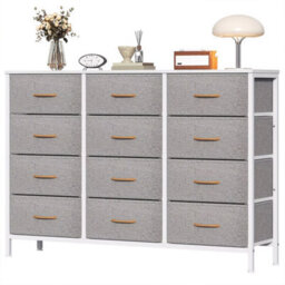 12 Drawer Dresser For Bedroom, Fabric Dressers & Chests Of Drawers - thumbnail 1